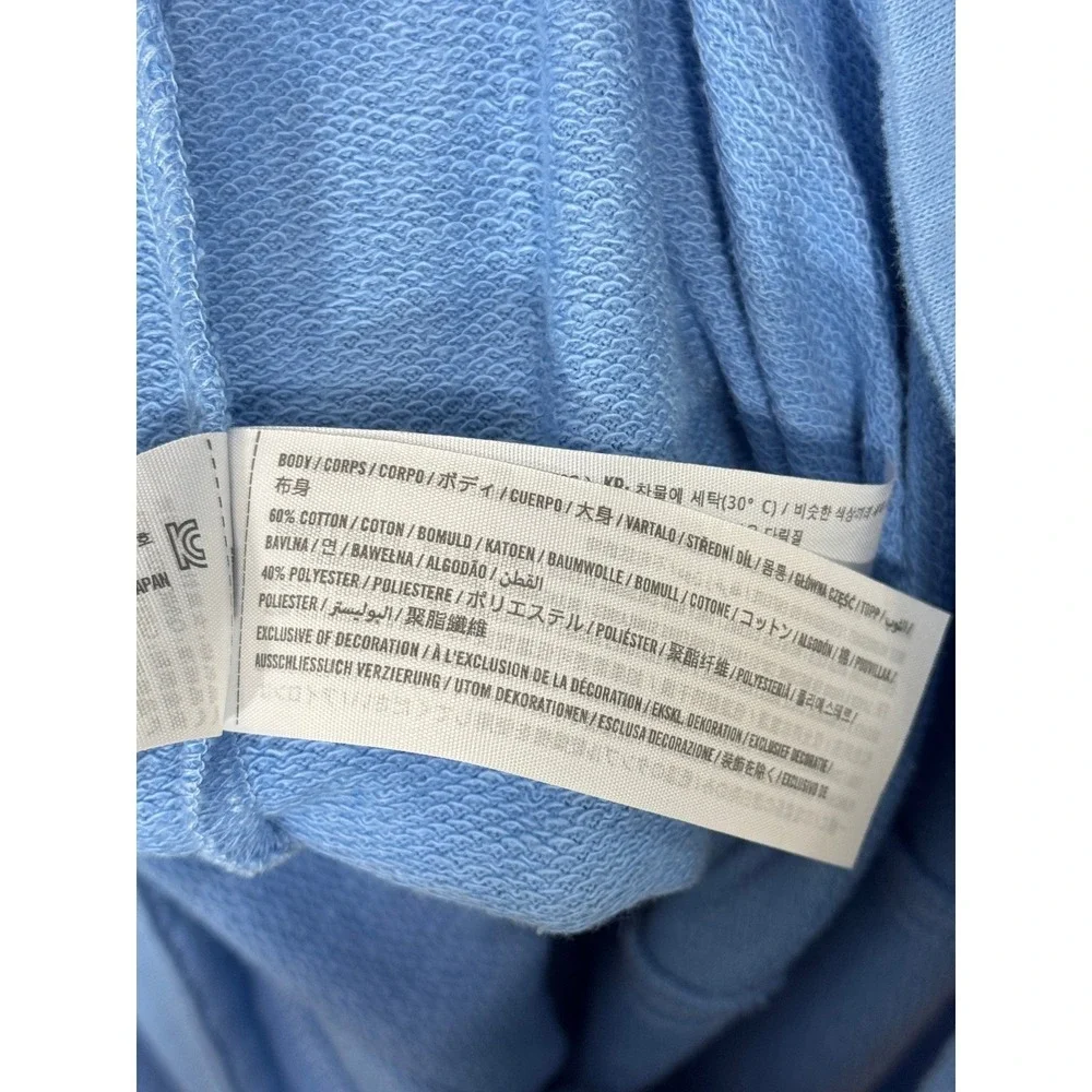 abercrombie kids Terry Romper 15/16 1/2 Zip Elastic Fleece Sky Blue Beach Resort